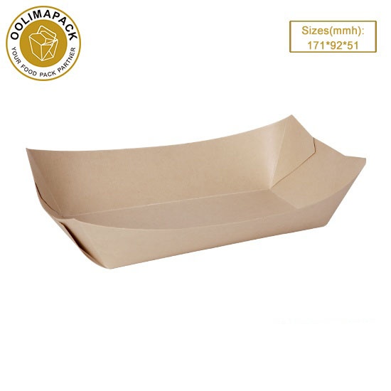 171*92*51mmh Food tray （bamboo paper)