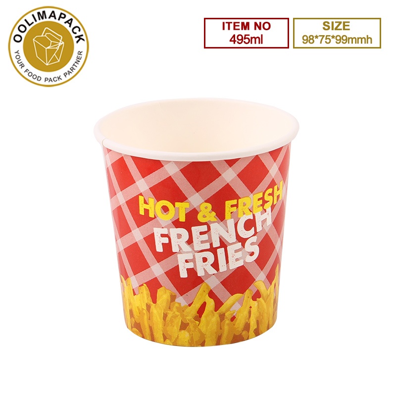 495ml French fries cup