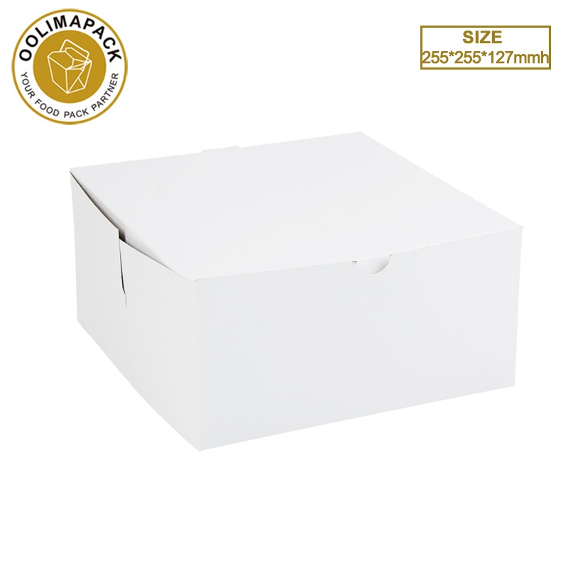 255*255*127mmh white cake box