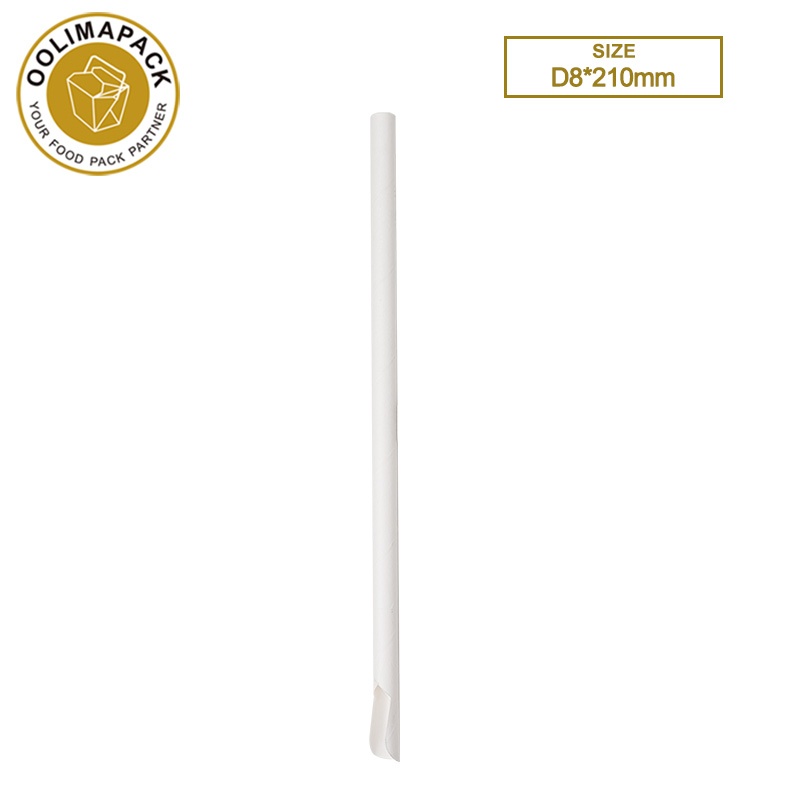 D8*210mm Smoothie paper straw