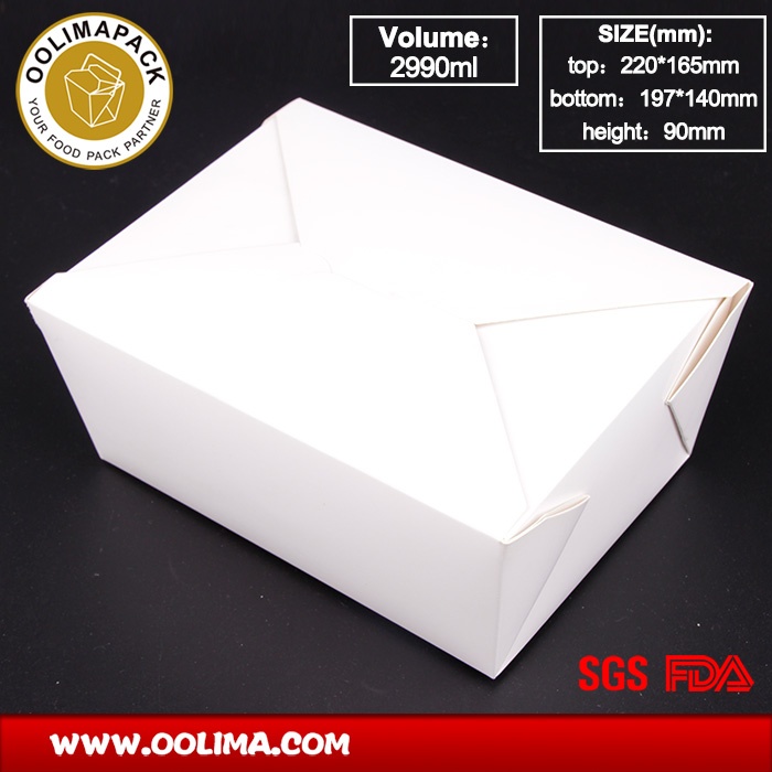 2990ml Lunch box（white）