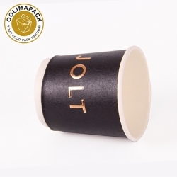 4oz double wall paper cup ,golden print