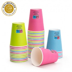 12oz colorful paper cup