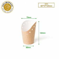 60*72*120mm French fries Cup
