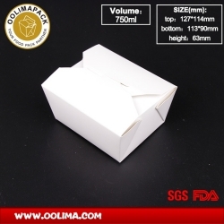 750ml Lunch box（white）
