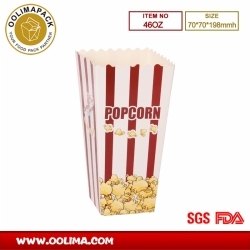 46OZ paper popcorn box