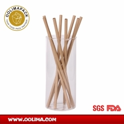 kraft Paper Straw D6mm x 197/202mmh