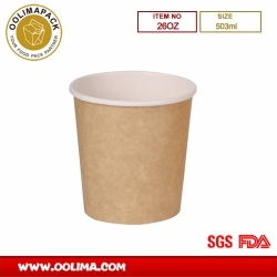 26oz kraft Soup Cup