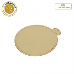 100*112*1mm round Golden cake mat