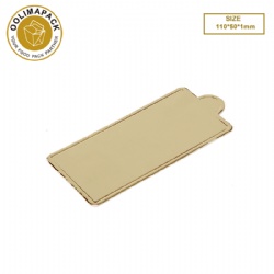 110*50*1mm Square Golden cake mat