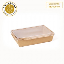 1200ml Salad box with Anti-fog PET lid