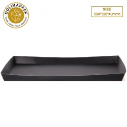 508*328*40mmh Black Boat tray