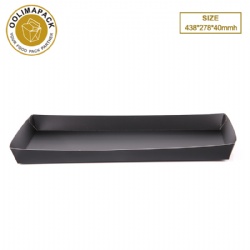 438*278*40mmh Black Boat tray