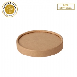 D91*15mmh Kraft Paper Lid