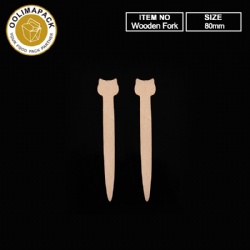 80mm Wooden fork