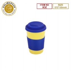 8oz bamboo fiber cup