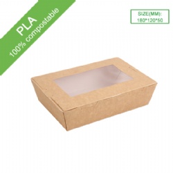 180*120*50mmh salad box with window