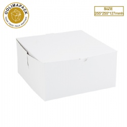 255*255*127mmh white cake box