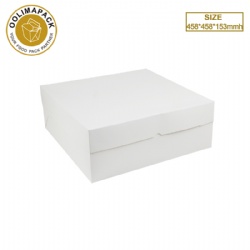 458*458*153mmh white cake box