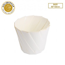 90*105mm white folding salad bowl