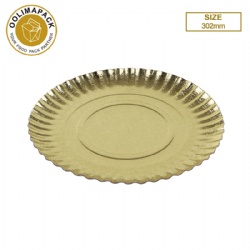 302mm Gold paper plate