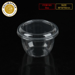 8oz PET sauce cup