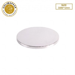 D200*12mm Thicken silver cake mat