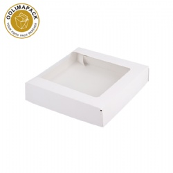 240*240*51mm Cake box with window