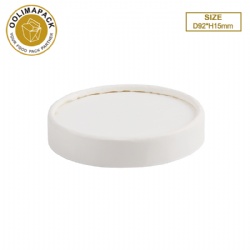 D92*H15mm White Paper Lid