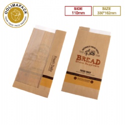 330*162mm Toast bag with PE window