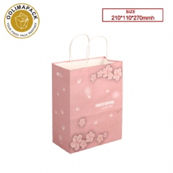 210*110*270mmh Twisted handle kraft paper bag