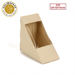 125*125*73mmh Bamboo Sandwich Box