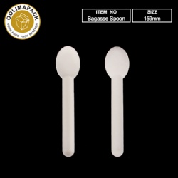 159mm Bagasse Spoon