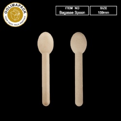 159mm Bagasse Spoon