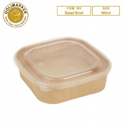 980ml Square Salad Bowl