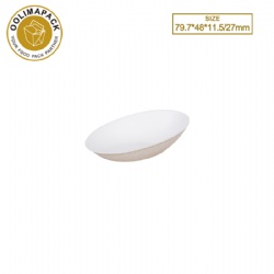 79.7*48*11.5/27mm  Bagasse egg shape