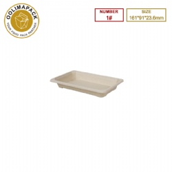 1# 161*91*23.6mm Bagasse sushi box