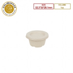 1oz Bagasse sauce cup