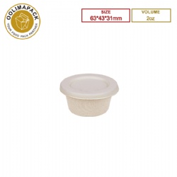 2oz Bagasse sauce cup