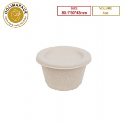 4oz Bagasse sauce cup