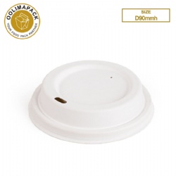 D90mm bagasse cup lid