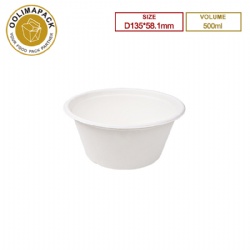 D135*58.1mm 500ml Bagasse bowl