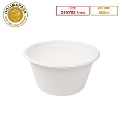 D160*82.1mm 1000ml Bagasse bowl