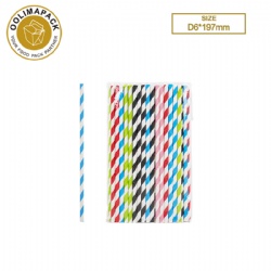 D6*197mm Paper Straw