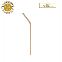 D6*200mm Flexible Paper Straw