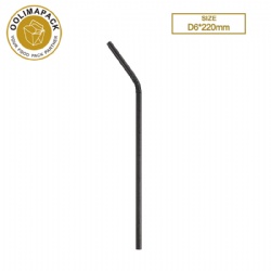 D6*220mm Flexible Paper Straw