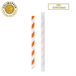 D10*210mm Bubble tea paper straw