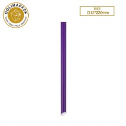 D12*220mm Bubble tea paper straw