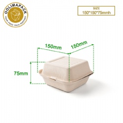 150*150*75mmh Bagesse burger box