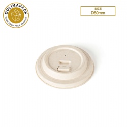 D80mm Bagasse cup lid